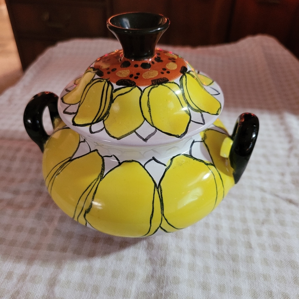 Little Mexican enameled pot.